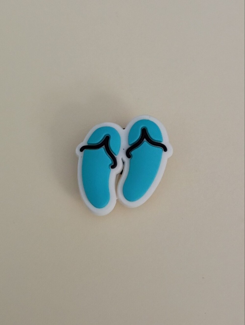 10 for $10 Jibbitz Croc Charms - Beach Summer Blue & Black Flip Flops Sandals